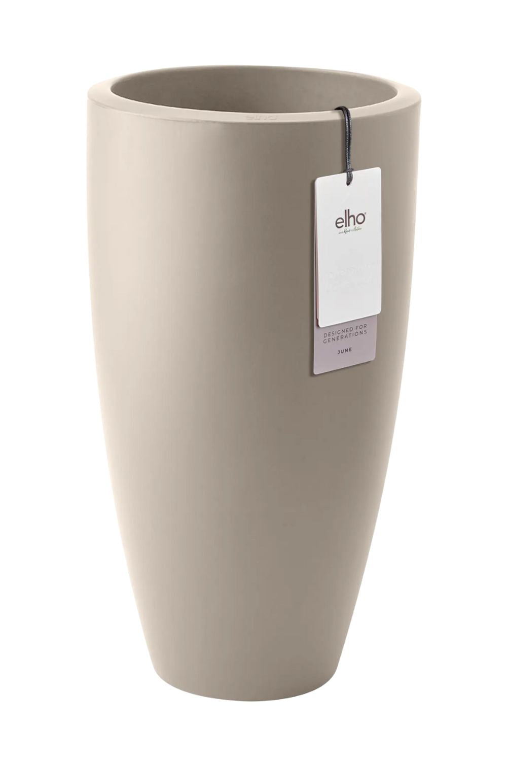 Bloempot Elho June round high 30 balanced beige