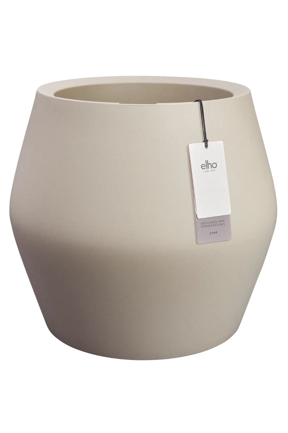 Bloempot Elho June split low 42cm balanced beige