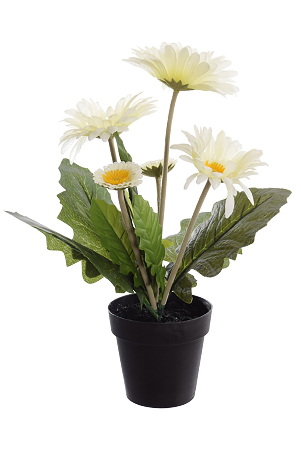 Gerbera Kunstplant 35cm Creme