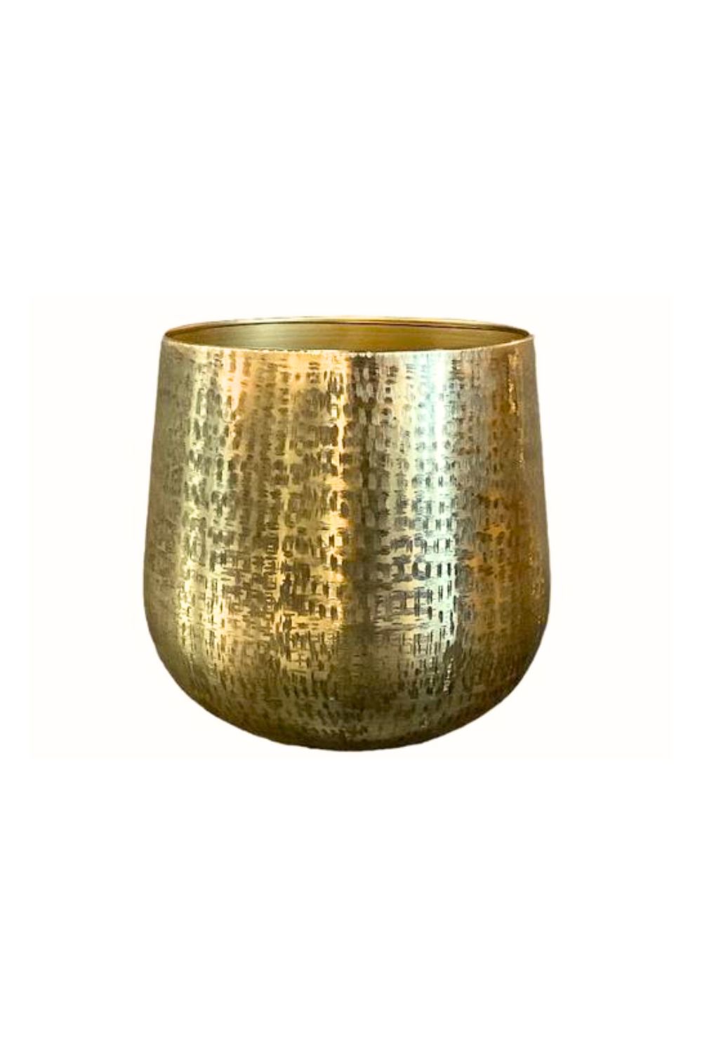 Bloempot Goud 13x13cm (metaal)